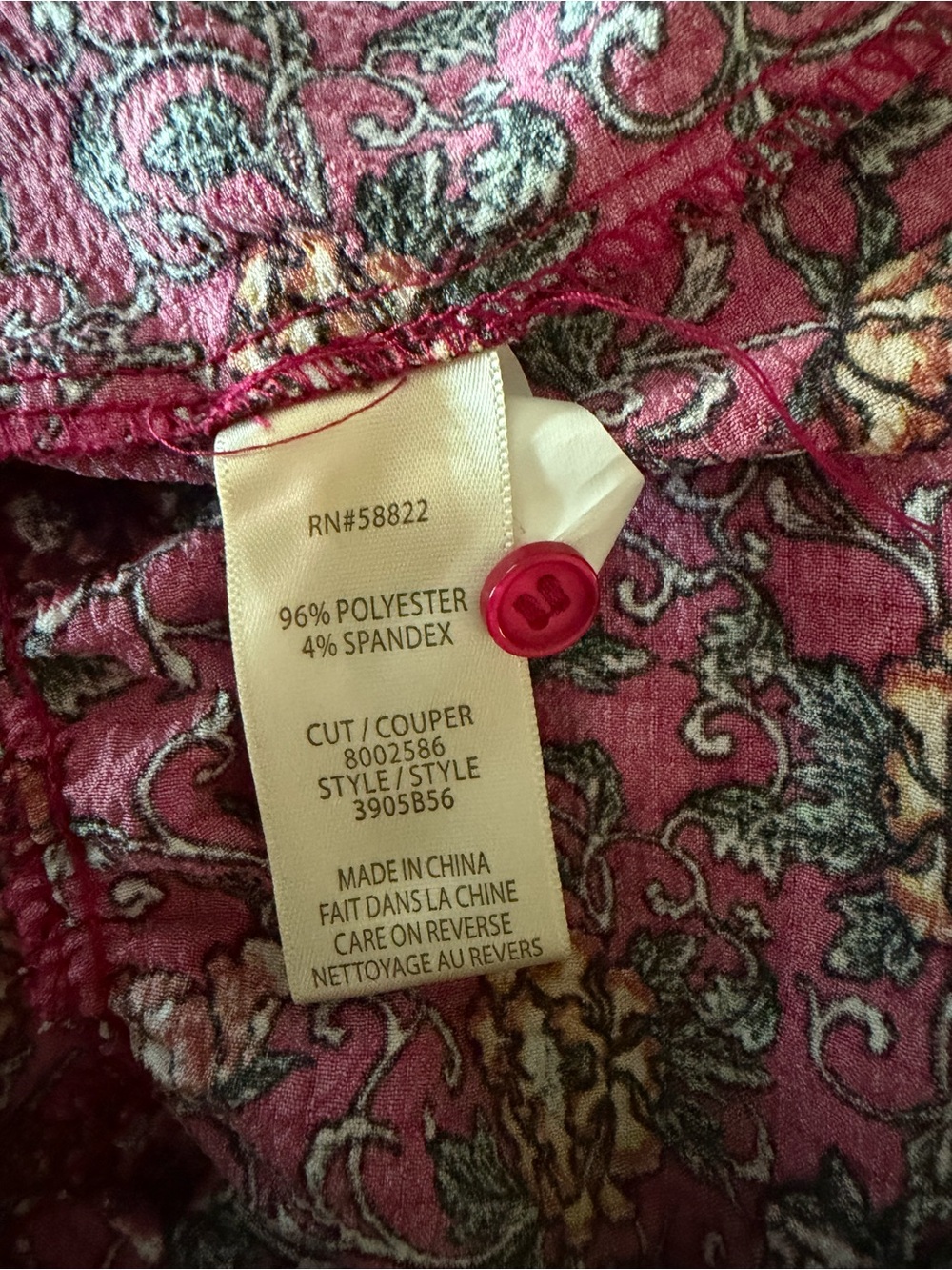 Max Studio Raspberry Floral Maxi Dress - Picture 8 of 9